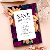 Elegant Floral Wedding Save the Date