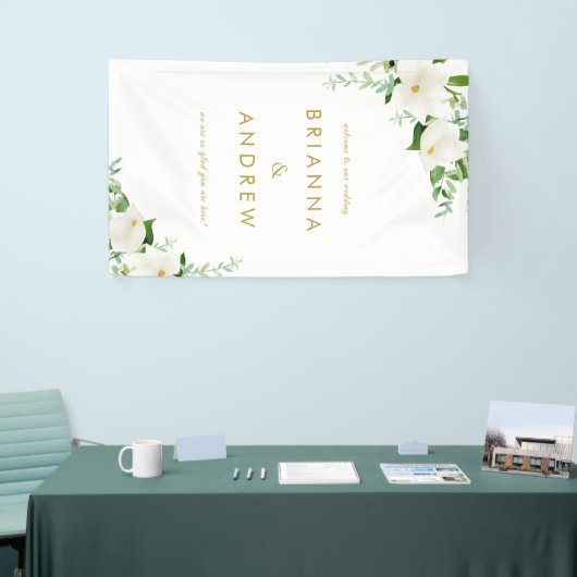 Elegant Floral Wedding Spandoek (Beurs)
