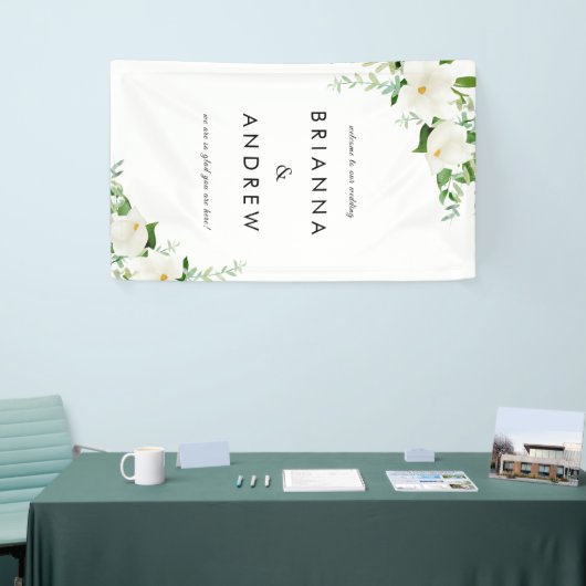 Elegant Floral Wedding Spandoek (Beurs)
