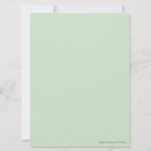 Elegant Floral Wedding Specialized Kaart (Achterkant)