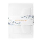 Elegant Floral Wedding Uitnodigingen Wikkel (Voorkant Voorbeeld)