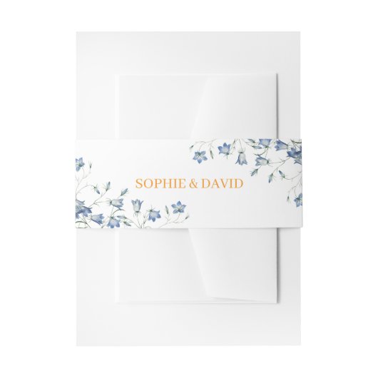 Elegant Floral Wedding Uitnodigingen Wikkel (Voorkant Voorbeeld)