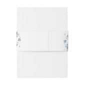 Elegant Floral Wedding Uitnodigingen Wikkel (Achterkant Voorbeeld)