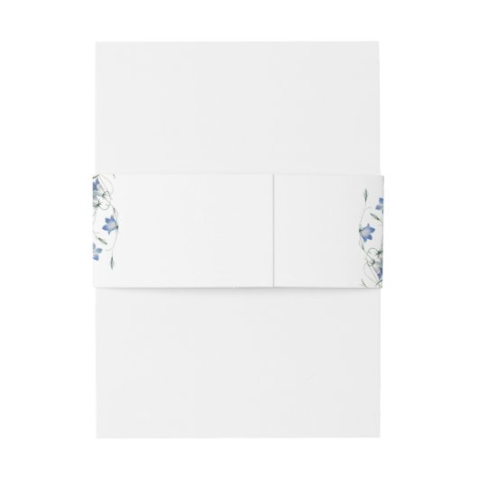 Elegant Floral Wedding Uitnodigingen Wikkel (Achterkant Voorbeeld)