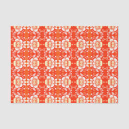 Elegant Floral Weefpapier Geel Tissuepapier