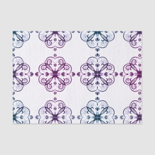 Elegant Floral Weefselpapier Tissuepapier (Voorkant)