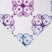 Elegant Floral Weefselpapier Tissuepapier (Detail)