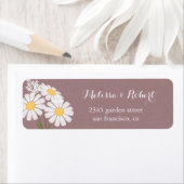 Elegant Floral White Daisies Bouquet Wedding Etiket (Insitu)