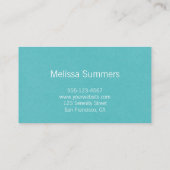 Elegant Floral White Daisies Rustic Visitekaartje (Achterkant)