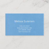 Elegant Floral White Daisies Rustic Visitekaartje (Achterkant)