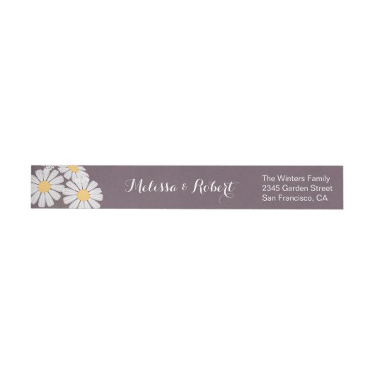 Elegant Floral White Daisies Wedding (Individueel)