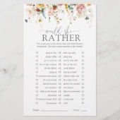 Elegant Floral wil ze liever Vrijgezellenfeest spe (Voorkant)