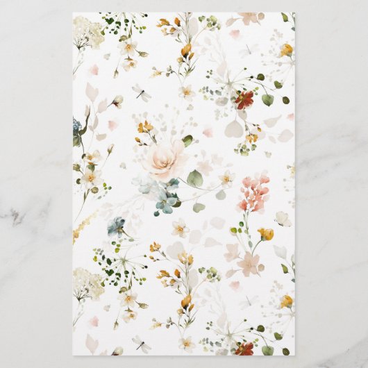 Elegant Floral wil ze liever Vrijgezellenfeest spe (Achterkant)