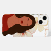 Elegant Floral "Woman" Phone Case - Feminine Botan (Achterkant (horizontaal))
