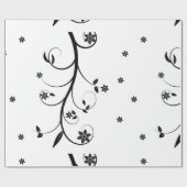 Elegant Floral wrapping Paper Cadeaupapier (Vlak)
