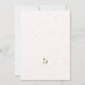 Elegant Floral Wreath Vrijgezellenfeest Kaart (Achterkant)