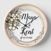 Elegant Floral Wreath Wedding (Voorkant)