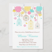 Elegant Floral Yellow en Roze Vrijgezellenfeest Kaart (Voorkant)