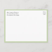 Elegant Floral Yellow Sunflower repesal Dinner Uitnodiging Briefkaart (Achterkant)