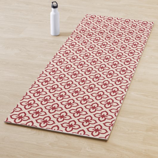 Elegant Floral Yoga Mat (In situ)