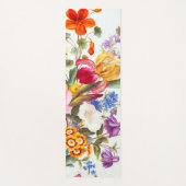 Elegant Floral Yoga Mat (Voorkant)