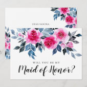 Elegant Floral zal je mijn dienstmeisje zijn van K (Voorkant / Achterkant)