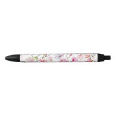 elegant floral zwarte inkt pen (Voorkant)