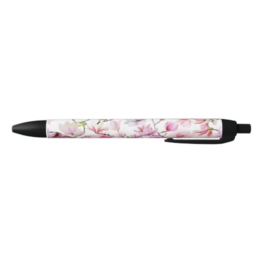 elegant floral zwarte inkt pen (Bodem)