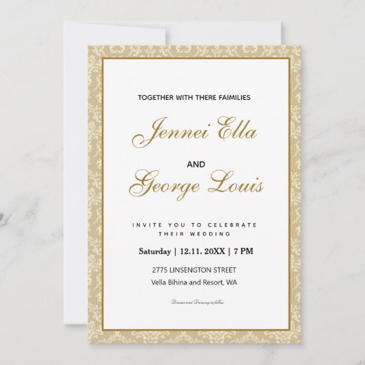 Elegant  florale achtergrond kaart (Voorkant)