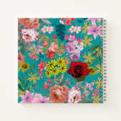 Elegant florale praktijk notitieboek (Achterkant)