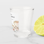 Elegant Florale Theepartij Bruidsborrel Shot Glas (Rechts)