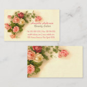 Elegant  florale visitekaartje (Voorkant / Achterkant)