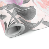 Elegant florale waterverf cadeaupapier (Rol Hoek)