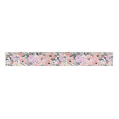 Elegant florale waterverf grosgrain lint (Voorkant)