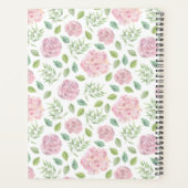 Elegant florale waterverf wekelijks en maandelijks planner (Achterkant)