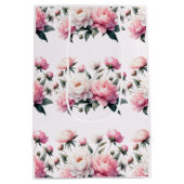 Elegant Florals Medium Cadeauzakje (Achterkant)