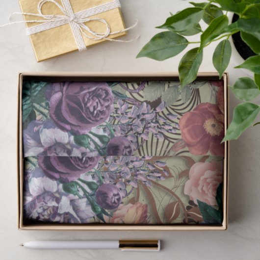 Elegant Florals Ontkoppeling Tissuepapier (Geschenk)