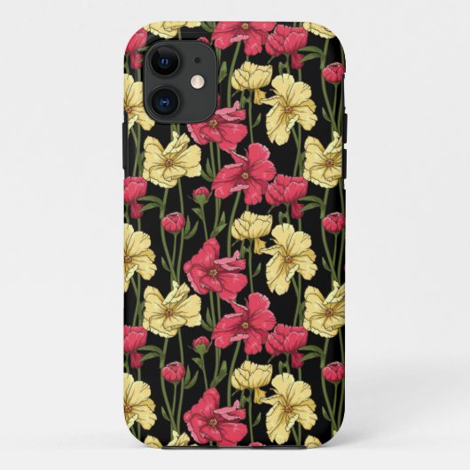 Elegant floreel patroon 2 Case-Mate iPhone case (Achterkant)