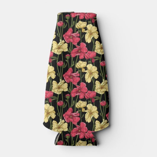 Elegant floreel patroon 2 flesjeskoeler (Voorkant)