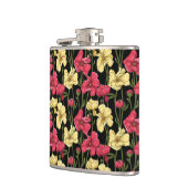 Elegant floreel patroon 2 heupfles (Links)