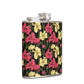 Elegant floreel patroon 2 heupfles (Rechts)