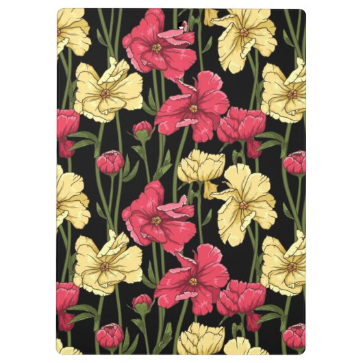 Elegant floreel patroon 2 klembord (Achterkant)