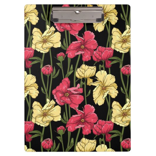 Elegant floreel patroon 2 klembord (Voorkant)