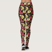 Elegant floreel patroon 2 leggings (Achterkant)
