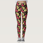 Elegant floreel patroon 2 leggings (Voorkant)