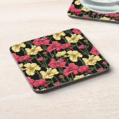 Elegant floreel patroon 2 onderzetter (Linkerzijde)