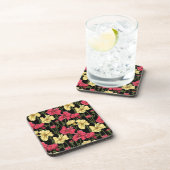 Elegant floreel patroon 2 onderzetter (Rechterzijde)