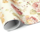 Elegant floreel patroon cadeaupapier (Rol Hoek)