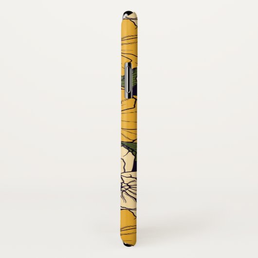 Elegant floreel patroon Case-Mate iPhone case (Achterkant / rechts)