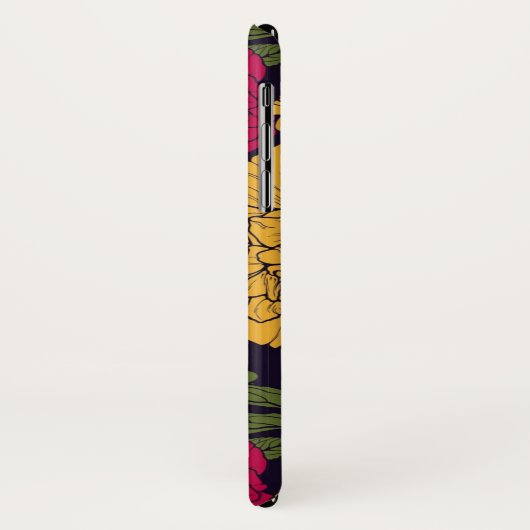 Elegant floreel patroon Case-Mate iPhone case (Achterkant/links)